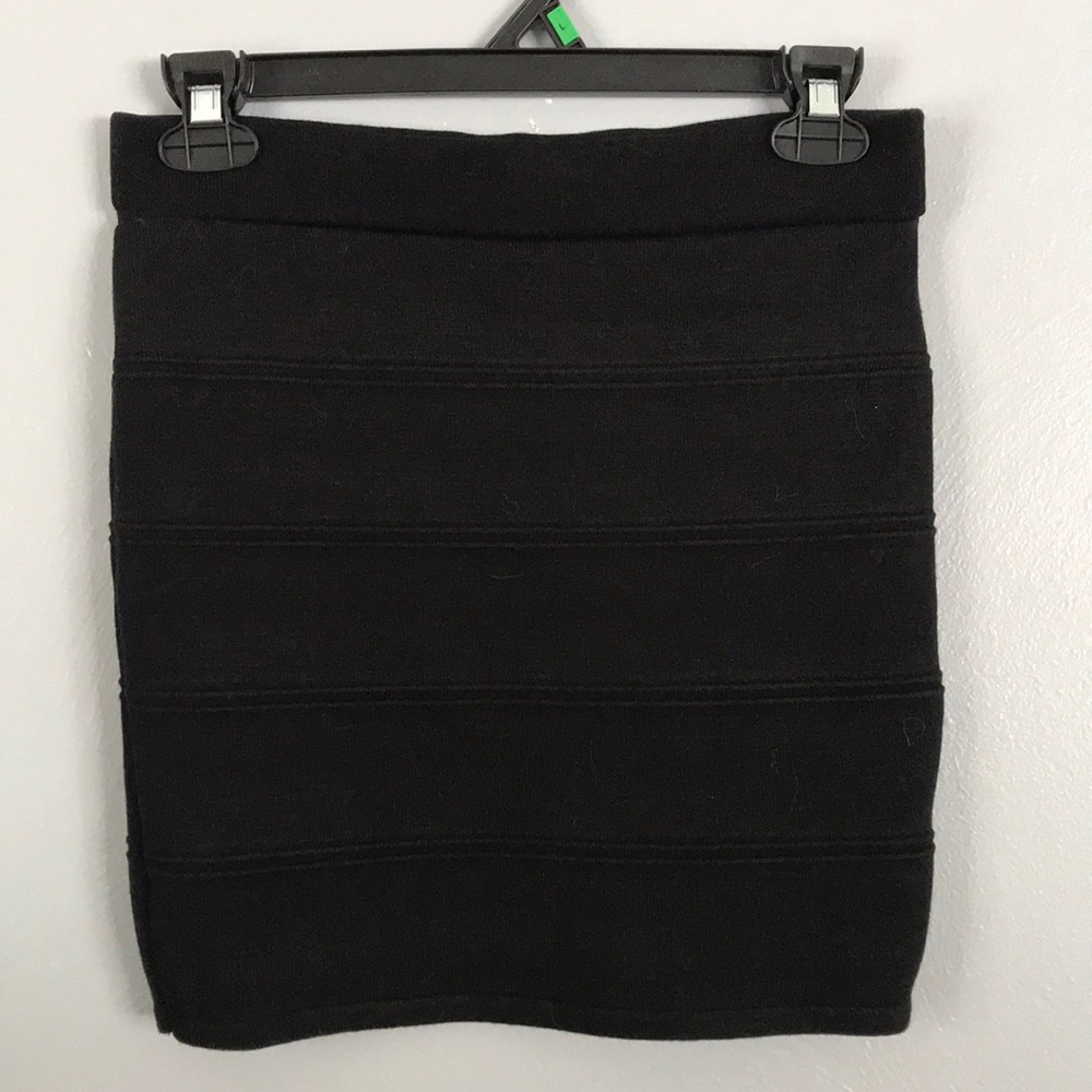 Black pencil skirt